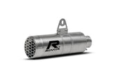 Slip-On Mesh Sport Silencer, Stainless Brushed Connection Tube, Incl. Ece Type Approval