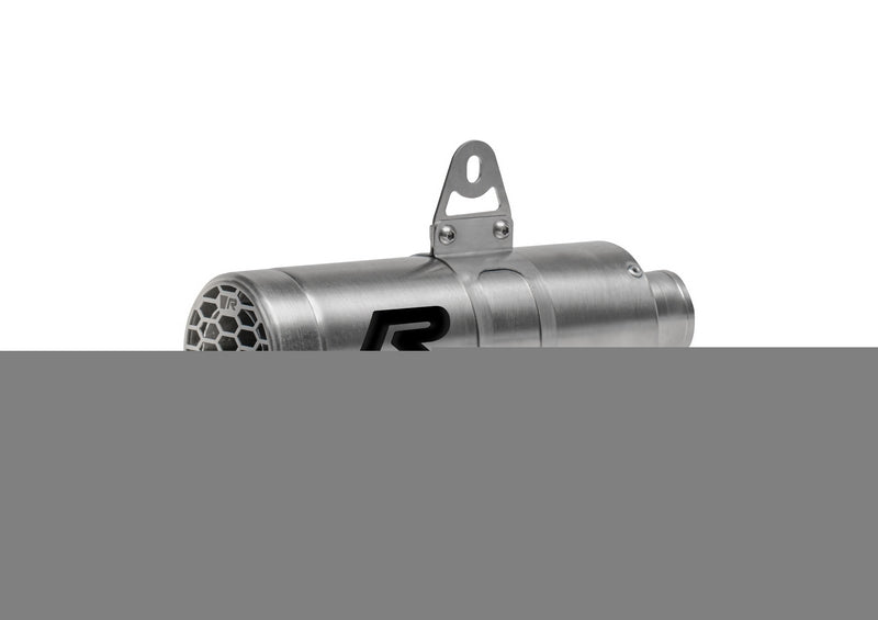 Slip-On Mesh Stainless Brushed, Stainless Connection Tube, No EEC- Approval