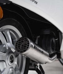 Slip-On Mesh, Stainless Brushed, With Removable Sound Insert, Header Without Catalytic Converter, No Ece Type Approval