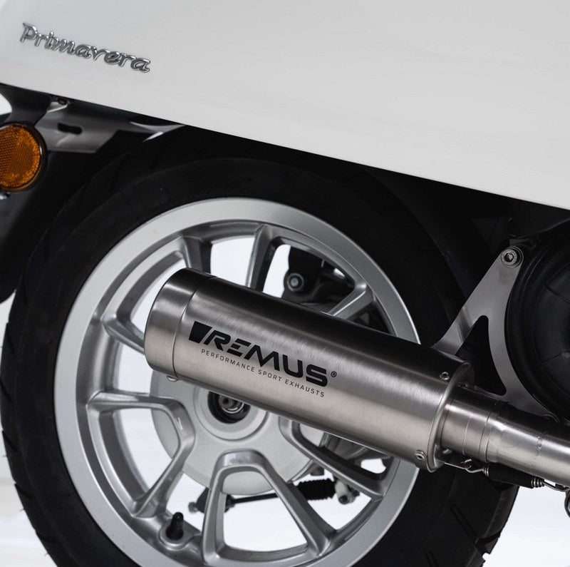 Slip-On Mesh, Stainless Brushed, With Removable Sound Insert, Header Without Catalytic Converter, No Ece Type Approval