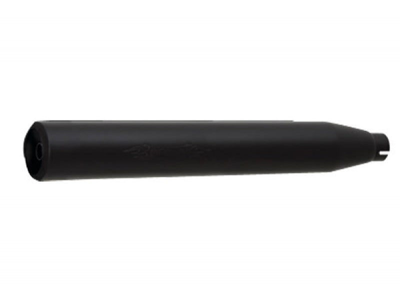 Custom Exhaust Straight End Muffler, Stainless Black, Eg/Abe/Eec