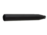 Custom Exhaust Straight End Muffler, Stainless Black, Eg/Abe/Eec