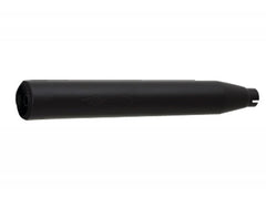 Custom Exhaust Straight End Muffler, Stainless Black, Eg/Abe/Eec