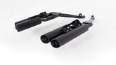 Custom Muffler Left/Right Sport Exhaust, Stainless Black, Stainless Header 6-2 No Cat. Instead Of Original Header, Race No Ec
