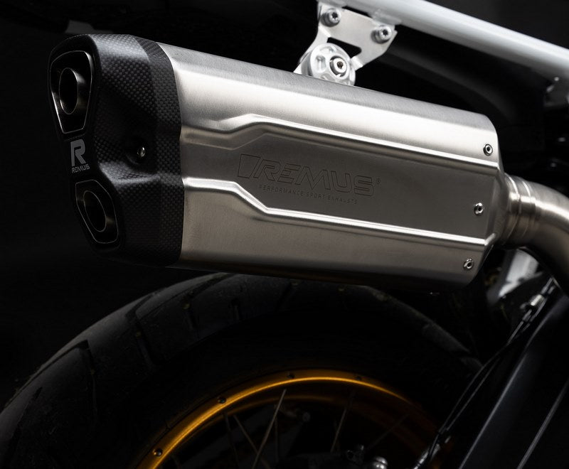 Slip On Sport Exhaust, Stainless Matt, EC Approved