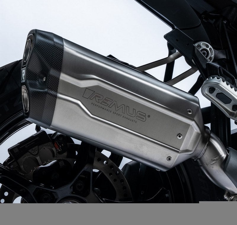Slip On Sport Exhaust, Stainless Matt, EC Approved