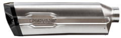 8 2.0 Racing Slip On Sport Exhaust Incl. Carbon Heat Protecting Shield, Stainless Matt, 8.2 Connecting Tube Incl. Carbon Heat Shield, Stainless Black