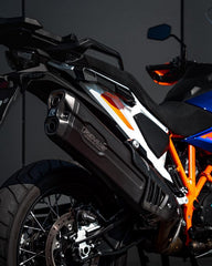 Slip On Sport Exhaust Incl. Carbon Heat Protecting Shield, Stainless Black, EC- Approval
