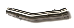 Sport Exhaust, Stainless Black, Connection Tube Without Catalysator