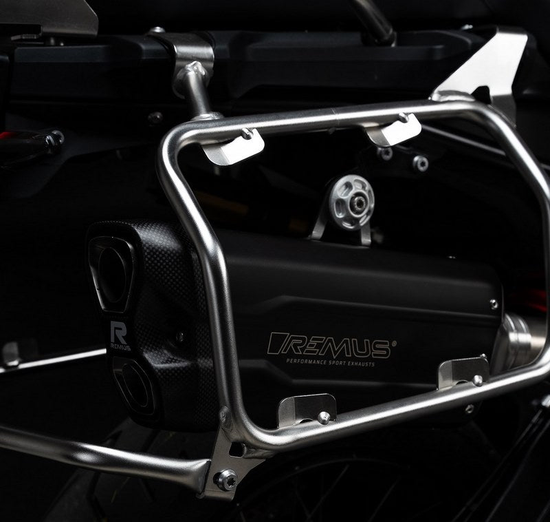 Slip On Sport Exhaust, Stainless Black, Racing