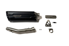 Sport Exhaust, Stainless Black, Racing Connection Tube Without Catalysator