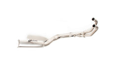 Slip On Nxt Stainless Matt, Stainless Header 2 In 1, Incl. EC Type Approval, Stainless Front Silencer Incl. Cat. + Connection Tube, Incl. Ece- Approval
