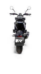 Slip On Nxt Silencer, Stainless Black, Connection Tube Instead Of Front Silencer, No EC- Approval, Footrests Replacement, Connecting Tube, Stainless Steel