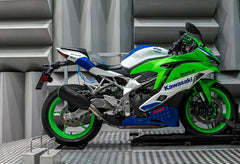 Slip On Nxt Sport Exhaust, Stainless Black With Green, Connection Tube
