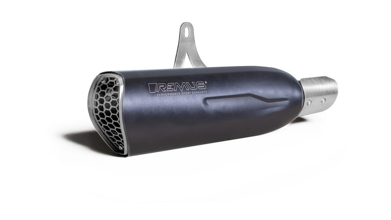 Slip On Nxt Silencer, Stainless Black, Connecting Tube, Stainless Steel