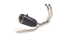 Slip On Nxt Stainless Black, Stainless Header 2 In 1, Incl. EC Type Approval, Stainless Front Silencer Incl. Cat. + Connection Tube, Incl. Ece- Approval