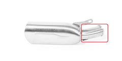 Slip On Nxt Stainless Black, Stainless Connection Tube, Incl. Ece Type Approval