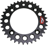 RENTHAL SPROCKET R 415 38T BK | 491--415-38P-BK