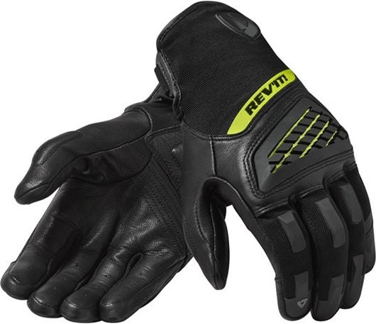 Rev'it Gloves Neutron 3, Black-Neon Yellow | FGS145-1450