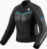 Revit Jacket Median Ladies, Black-Turquoise | FJL126-1040