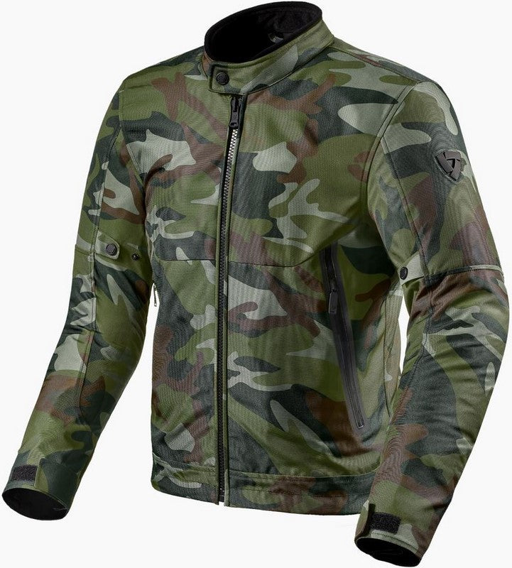 Revit Men's Shade H2O Jackets Camo Light Grey | FJT298-4620-L