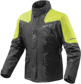 Rev'it Rain Jacket Nitric 2 H2O, Black-Neon Yellow | FRC009-1450