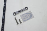 R&G Racing Rear Footrest Blanking Plate, Silver | BLP0021SI