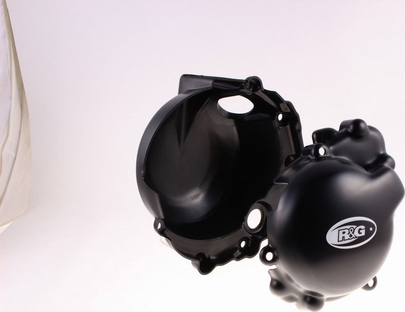 R&G Racing Polypropylene Engine Case Cover SETS, Black | KEC0061BK