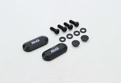 R&G Racing Mirror Blanking Plates, Black | MBP0021BK