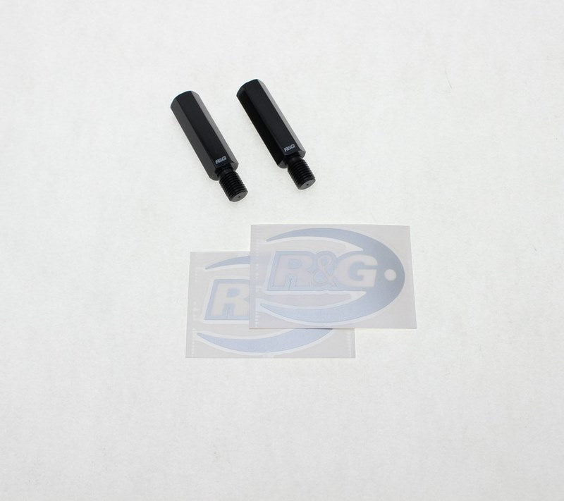 R&G Racing Mirror Risers, Black | MR0001BK