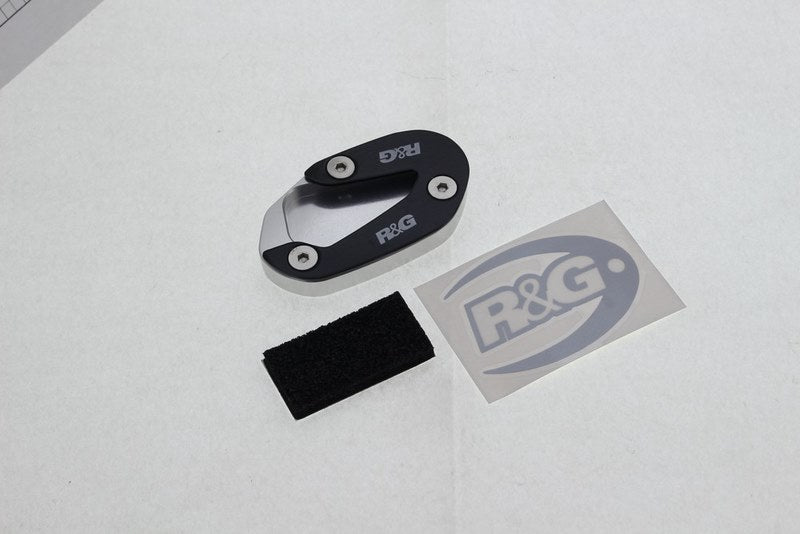 R&G Racing Kickstand Shoe, Black/Silver | PKS0076SI