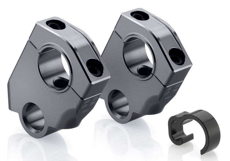 Rizoma Handlebar clamps increased and offset (Ø 32 mm / 45 mm H) | AZ451D