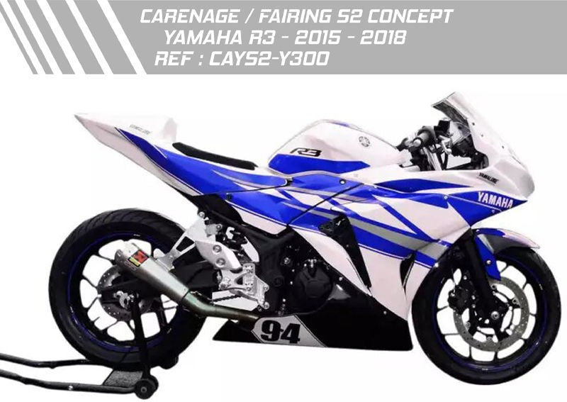 S2-Concept Set complet Yamaha R3 | CAYS2-Y300
