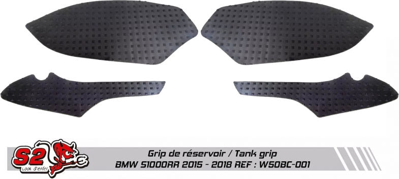 S2-Concept Tank grip pro : Kit for BMW S1000RR / HP4 2015 | W50BC-001