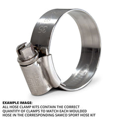 Samco Sport Aprilia RSV4 / RF / RR 2016 - 2021 Samco Sport Oil Cooler Stainless Steel Radiator Hose Clamp Kit | CKAPR-14