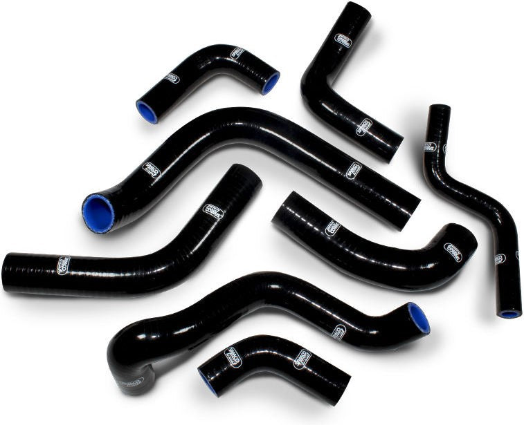 Samco Sport Ducati 996 R Testastretta 2001 8 Piece Samco Sport Silicone Radiator Coolant Hose Kit | DUC-10-BK