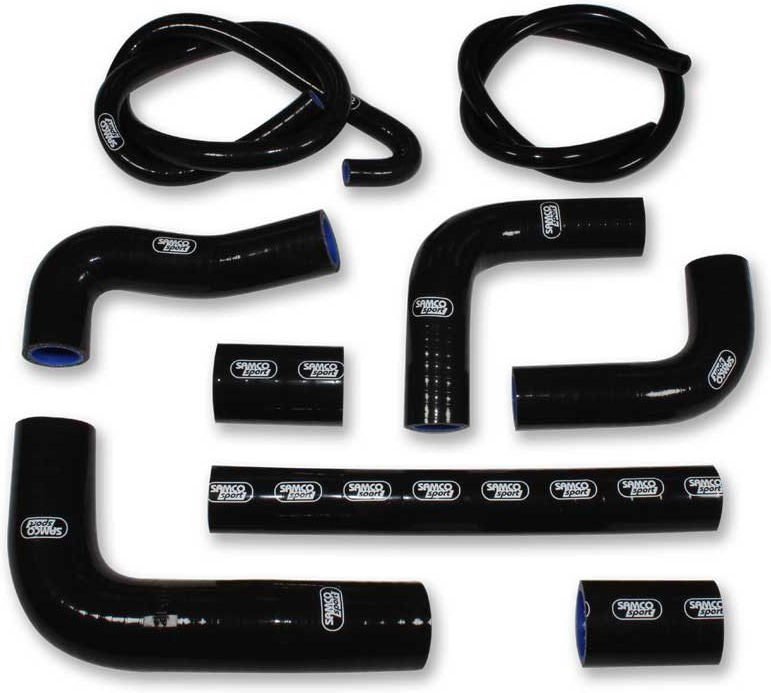 Samco Sport Ducati Monster S4 RS 2006 - 2009 9 Piece Samco Sport Silicone Radiator Coolant Hose Kit | DUC-11-BK