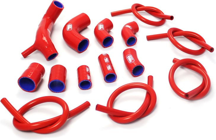 Samco Sport Ducati Desmosedici D16RR 2008 14 Piece Samco Sport Silicone Radiator Coolant Hose Kit | DUC-24-RD