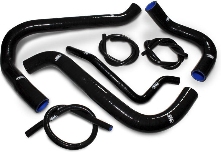 Samco Sport Honda CBR 1100 XX Blackbird SC35 (Carburettor Model) 1996 - 1998 7 Piece Samco Sport Silicone Radiator Coolant Hose Kit | HON-100-BK
