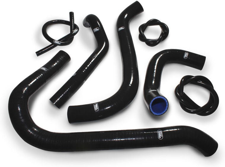Samco Sport Honda CBR 1100 XX Blackbird SC35 (Fuel Injected Model) 1999 - 2007 7 Piece Samco Sport Silicone Radiator Coolant Hose Kit | HON-101-BK