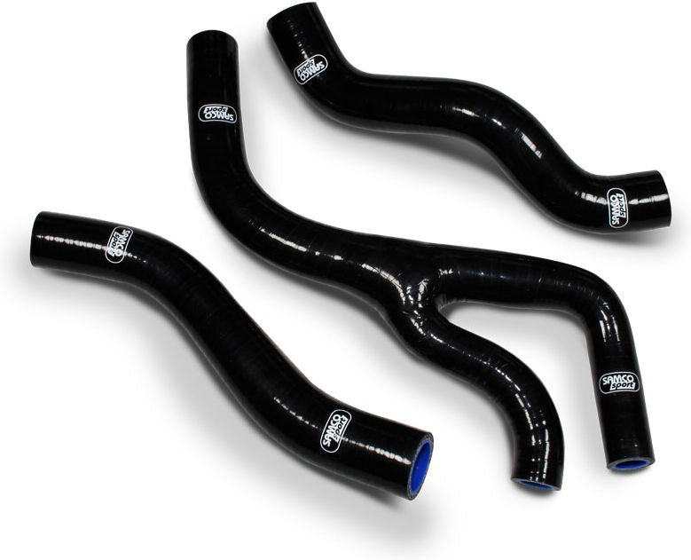 Samco Sport Honda CR 125 R 1998 - 1999 3 Piece Samco Sport Silicone Radiator Coolant Hose Kit | HON-102-BK