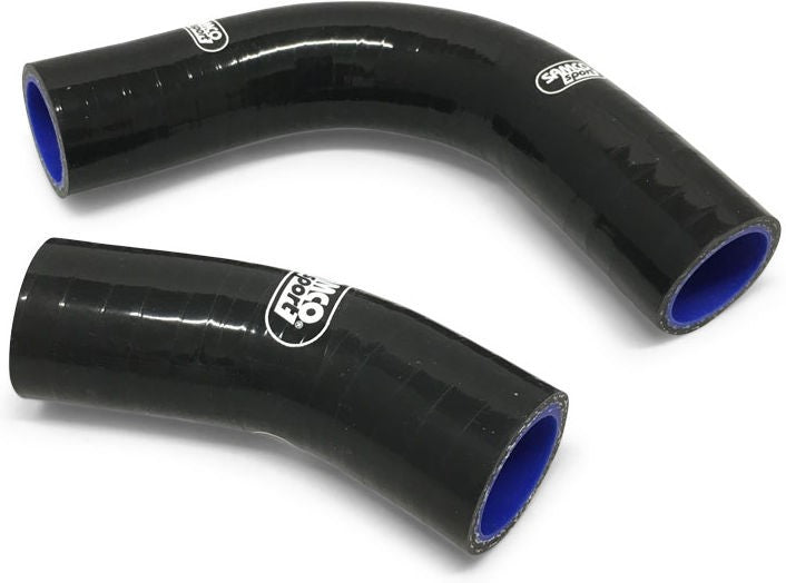 Samco Sport Honda Goldwing GL1000 1974 - 1979 2 Piece Samco Sport Silicone Radiator Coolant Hose Kit | HON-106-BK