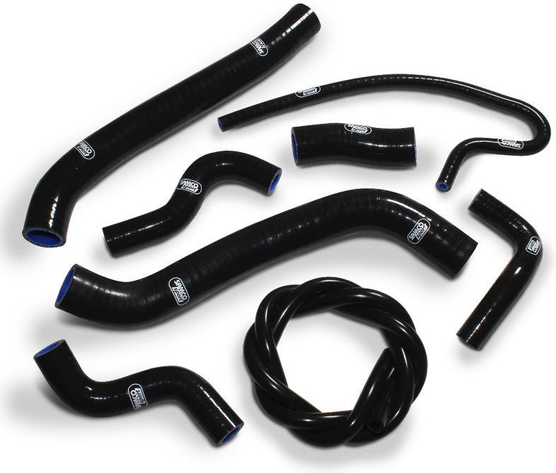 Samco Sport Honda CRF 450 L 2019 - 2020 7 Piece Samco Sport Silicone Radiator Coolant Hose Kit | HON-120-BK