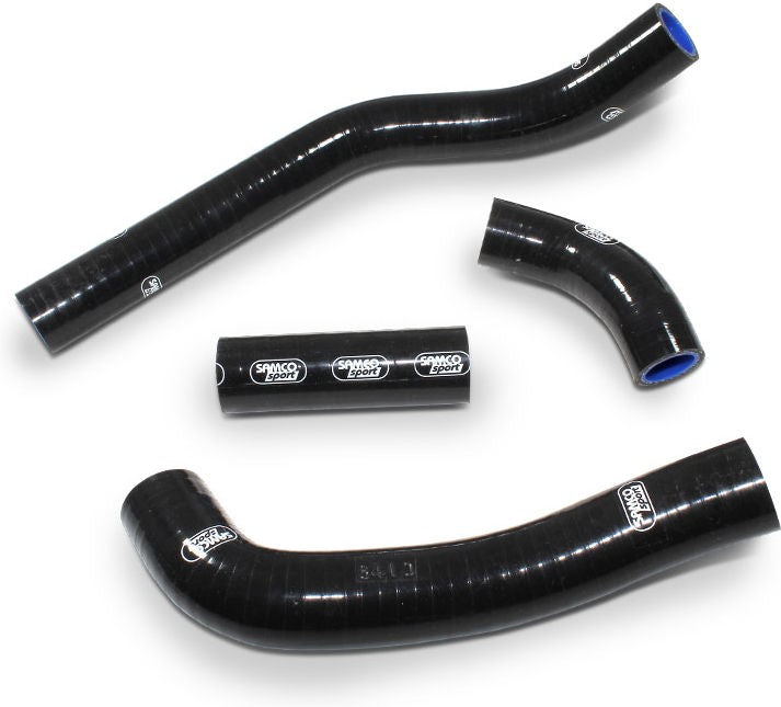 Samco Sport Honda CRF 450 R 2021 4 Piece Samco Sport Silicone Radiator Coolant Hose Kit | HON-124-BK