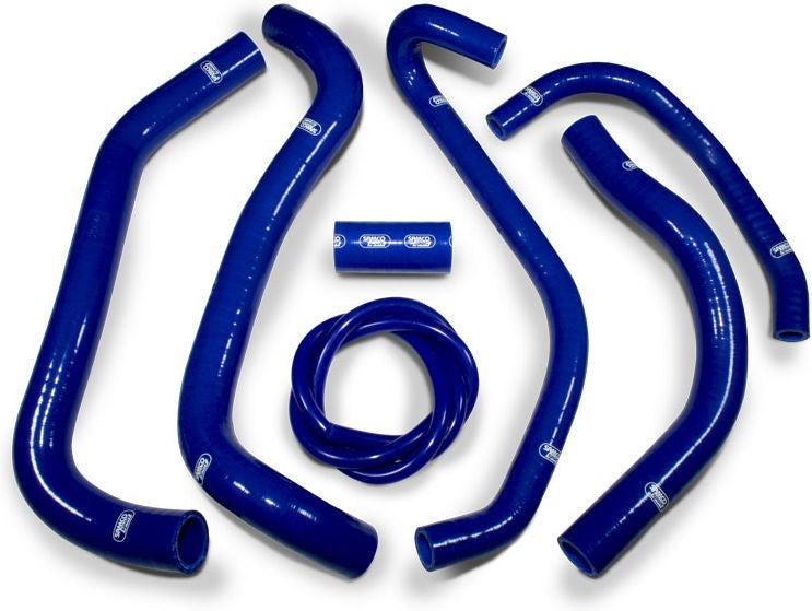 Samco Sport Honda CBR 600 RR (HRC Radiator Conversion) 2007 - 2020 7 Piece Samco Sport Silicone Radiator Coolant Hose Kit | HON-44-BU