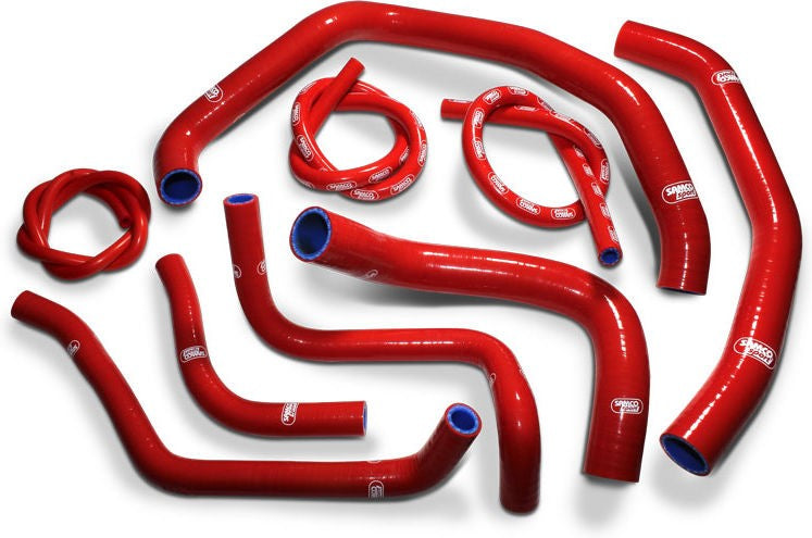 Samco Sport Honda CBR 600 F4 / F4i / Fi Sport 1999 - 2002 9 Piece Samco Sport Silicone Radiator Coolant Hose Kit | HON-76-RD