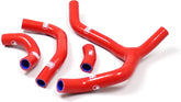 Samco Sport Honda CRF 450 R 2013 - 2014 4 Piece Y-Piece Race Design Samco Sport Silicone Radiator Coolant Hose Kit | HON-83-RD