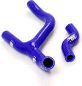 Samco Sport Husqvarna FC 350 2014 - 2015 2 Piece Y-Piece Race Design Samco Sport Silicone Radiator Coolant Hose Kit | HUS-13-BU