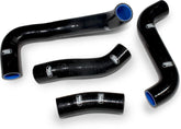 Samco Sport Kawasaki ZRX 1100 R (Without Carb De-Icer - All Years) 4 Piece Samco Sport Silicone Radiator Coolant Hose Kit | KAW-17-BK