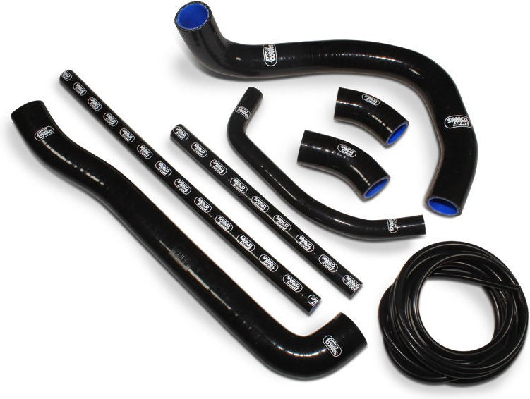 Samco Sport Kawasaki ZXR 750 J1 / J2 1991 - 1995 8 Piece Samco Sport Silicone Radiator Coolant Hose Kit | KAW-29-BK